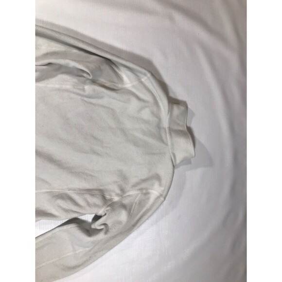 Patagonia Womens 1/4 Zip Fleece Pullover Sz Medium Cream - Picture 7 of 8